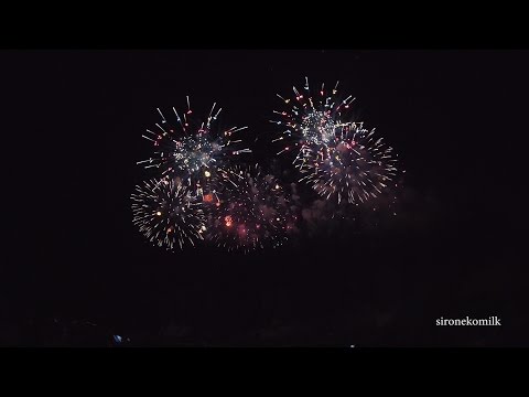 4K みたまの湯 - Grand Star mine Display | Japan Shinmei Fireworks Festival 2016 | 神明の花火大会 特大スターマイン