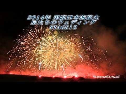 男鹿日本海花火 フィナーレ Oga Sea of Japan Fireworks Festival 2014 | Closing Show 男鹿の男花火 なまはげスターマイン市民号