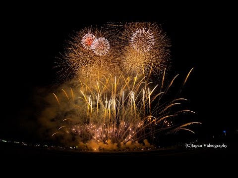 4K 会津花火 Japan Aizu Fireworks Festival 2016 | Opening Pyromusical Show 全国煙火競演会 ㈲菅野煙火店 Kanno-Enka