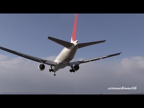 伊丹空港 飛行機離着陸 Japan Airlines Boeing 767-300 Landing &amp; Take off | Osaka Int&#039;l Airport 日本航空 ボーイング767
