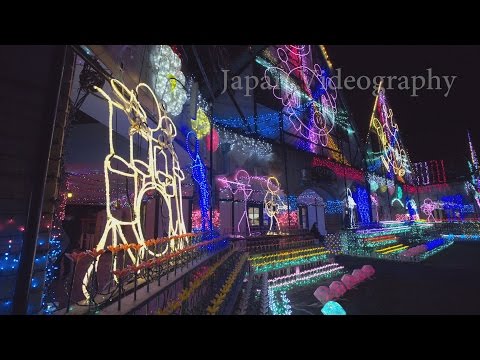 イルミネーション 東京ドイツ村 4K Christmas Lights | Tokyo German Village illumination 2016-2017 日本夜景遺産