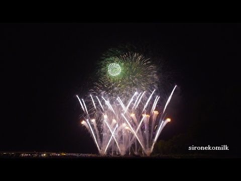 古都ひろさき花火の集い Japan Hirosaki Fireworks Festival 2015 | Closing Show Aladdin フィナーレ 天空シネマ～アラジン～