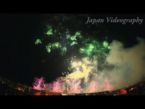 長野えびす講煙火大会 ミュージック スターマイン Japan 4K Nagano Ebisuko Fireworks Festival 2017 | Pyromusical 紅屋青木煙火店