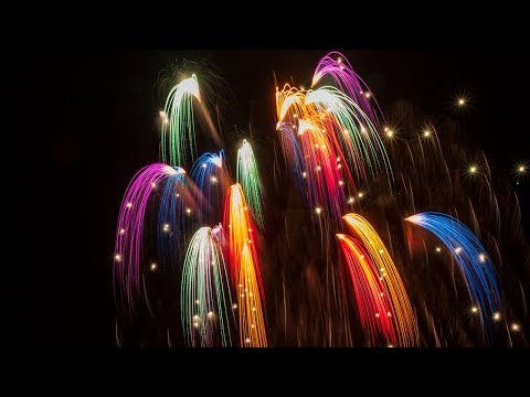 4K ファンタジック花火ショー | Miyagi Japan Misato Fantasic Fireworks Show 2018 活き生き田園フェスティバル 宮城県美里町