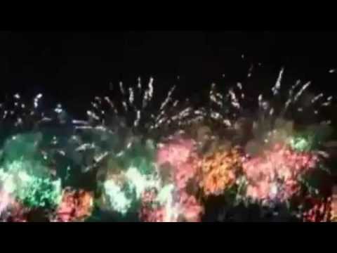 2008年 長岡まつり大花火大会 天地人花火 左岸マス席最前列携帯動画 Nagaoka Fireworks Festival Tenchijin Hanabi