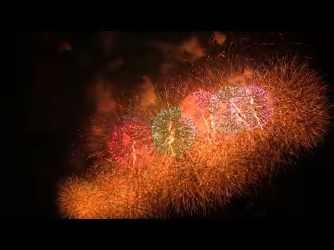 長野えびす講花火 Music Super Wide Display | Nagano Ebisukou Fireworks Show 2011 8号玉100連発超ワイドスターマイン