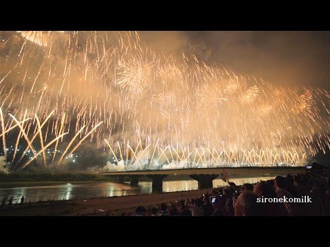長岡まつり大花火大会 High Quality Sound | Japan Nagaoka Fireworks Festival 2015 Big Programs 大型プログラム 日本三大花火