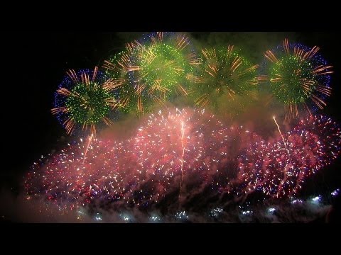 赤川花火大会 感動日本一 Beautiful Fireworks Show in Japan! | Akagawa Fireworks Festival 2012 エンディング