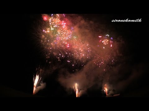 男鹿日本海花火 オープニング Oga Sea of Japan Fireworks Festival 2014 | Opening Bride and groom admission 新郎新婦入場