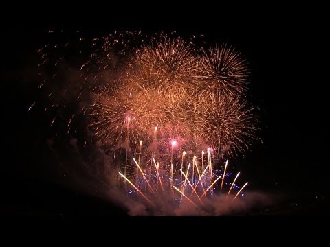 いばらきまつり花火大会 Music wide display by Nomura | Ibaraki Festival Fireworks Show 2012 野村花火工業 茨城観光 音楽煙火