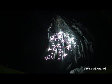 男鹿日本海花火 シャンパンタワー Champagne tower Display | Oga Sea of Japan Fireworks Festival 2014