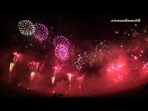 男鹿日本海花火 フィナーレ Oga Sea of Japan Fireworks Festival 2014 | Closing Show なまはげスターマイン市民号