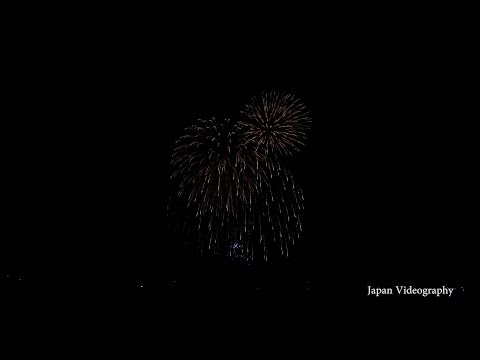 HD Miyagi Japan Traditional New Year&#039;s Fire Festival of Dontosai Hanabi 石越どんと祭冬の花火 2017 宮城伝統行事