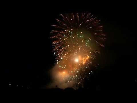 赤川花火大会 佐藤煙火 Japan Akagawa Fireworks festival 2010 Musical wide | Eternal starry shadow ミュージカルワイド花火