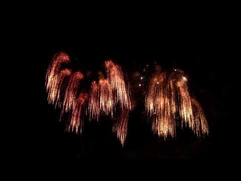 ジブリの音楽花火 Ghibli anime music Hanabi | Japan Hirosaki Fireworks Festival 2011 古都ひろさき花火の集い 青森旅行
