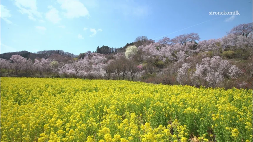 桃源郷のような福島の絶景 花見山公園の美しい風景 | 福島県福島市
