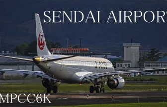 コロナ禍で減便中の仙台空港 飛行機の離着陸動画