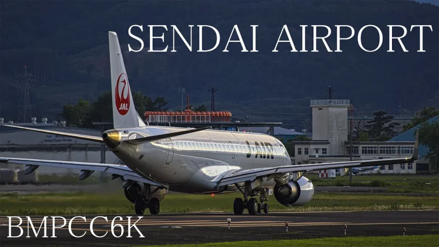 コロナ禍で減便中の仙台空港 飛行機の離着陸動画