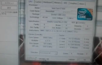 自作パソコン CPU空冷オーバークロック Intel core i7 920 2660MHz to 3800Mhz